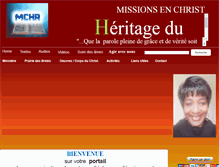 Tablet Screenshot of heritageduroyaume.com